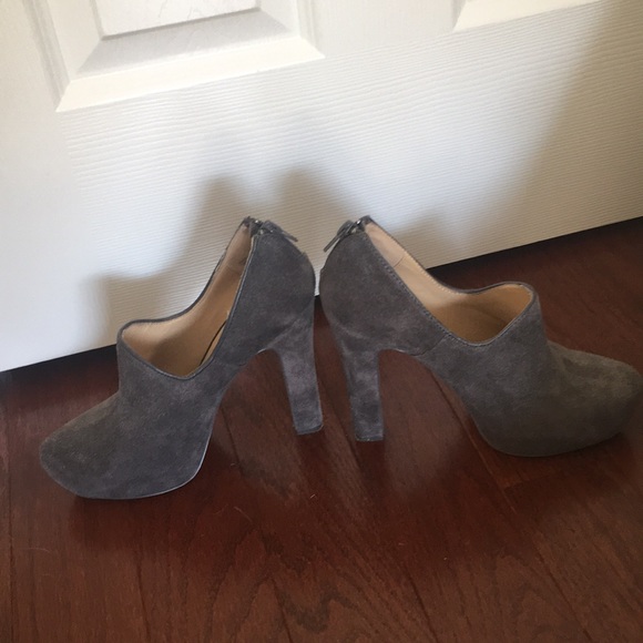 Steven by Steve Madden grey suede booties p-perin - Picture 2 of 5